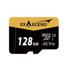 Exascend 128G microSD V30 CATALYST 高速記憶卡 相機專家 公司貨, 1個