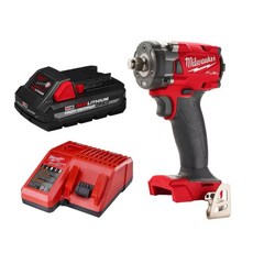 Milwaukee 米沃奇 M18 18V 無碳刷 輕型高扭力板手 外匯機, 1個, M18FIW2F12-1高輸出3.0套裝
