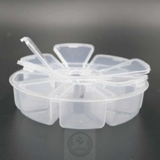 이지리치 소품보관 8칸해바라기케이스 소품케이스 PVC원통케이스