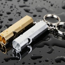 콩군하우스 호신용호루라기 키링 어린이안전용품, 실버