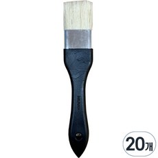 누보 조리용붓 우드블랙, NV-1SV, 20개