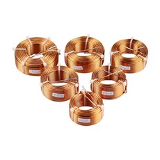 GHXAMP 스피커 크로스오버 인덕터 인덕턴스 코일 4N 무산소 구리 5mm 3mH 5mH 0mH 1mH, 0.96mH