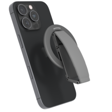 괴물자력 맥세이프 그립 톡홀더 스마트톡 거치대 Q-ring 큐링, 1개, 그레이 스페이스그레이