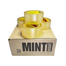 [특대형] 두꺼운 고강도 강력 OPP 대형 중포장 박스 테이프 HM5075 48mmX50MT 8개입, 8개