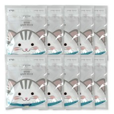 해호 힐타임 냥냥이 마스크 KF80 초소형 50개입 화이트, 5개입, 30개