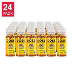 도즈 DOSE 진저 데일리 부스터 샷 에너지팩 / 캐나다 직소싱, 24개, 60ml