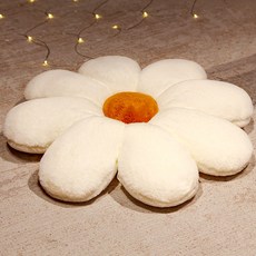 클레버 소프트 코튼 플라워 방석
