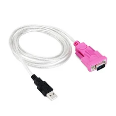 USB to RS232 DB9 직렬 케이블 핀 차폐 고속 데이터 변속기 듀얼 칩 컴퓨터 프린터 스캐너, 01 빨간, 01 1.5 m