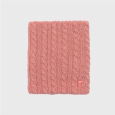 【體溫魔術師】莫蘭迪色系雙層圍脖 MIT台灣製 針織加厚脖套 秋冬文青保暖配件, 粉橘, 1個