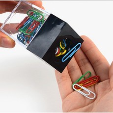 사무용 클립자석통 크립디스펜서 보관통 크립함