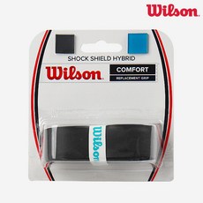 윌슨 테니스라켓 원그립, 쇼크 쉴드 하이브리드 쿠션그립 1.30mm, 1개