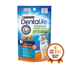 퓨리나 덴탈라이프 고양이 덴탈스낵, 닭고기, 51g, 3개
