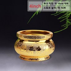 향로 제사 향꽃이 불교 풍수 레트로 법당 절 제삿상, 사금보조로 8인치 모래 6봉지 × 1개