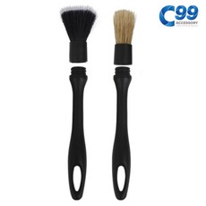 C99 디테일링 세차 브러쉬 외장용 + 내장용, 1개