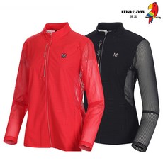 (여성)소매 시스루 배색 집업 자켓_MMW2TJ61