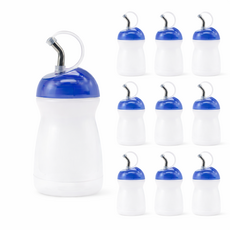 에이엘에스 업소용 식초 간장 소스통 블루, 10개, 180ml