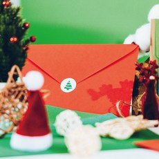 베어플레이 파스텔칼라 엽서봉투 5x7 195 x 135mm, 레드