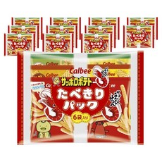 Calbee 卡樂比 一口蝦條 4包入, 12個, 60g
