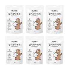 마이비 삶기 세탁세제 리필, 6개, 400g