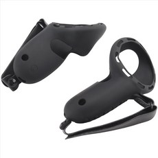 메타 퀘스트를위한 실리콘 보호 커버 쉘 케이스 3 VR 헤드셋 헤드 페이스 페이스 커버 아이 패드 손잡이 그립 버튼 캡, 검은색