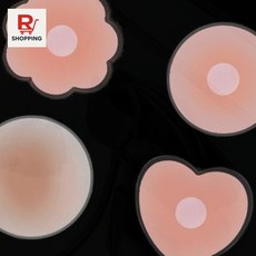 실리콘노브라 얇은의상 실루엣보정 하트모양 니플패치 가슴가리개 스티커형 노브라(1+1옵션 주문수량의 2배수량 배송), 1개