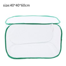 접이식 곤충 케이지 메쉬 서식지 나비 사마귀 스틱 사육 지퍼 야외 녹색 그물 천, 02 large, 없음