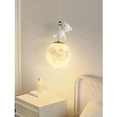 달 토끼 침대 조명 무드등 간접등 펜던트 귀여운 침실 스탠딩베어 1.8m 삼색조절라이트, 우주비행사 1.8m 화이트라이트