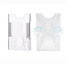 업위드 주차증케이스 주차스티커케이스 주차카드홀더 주차스티커홀더, 흡착판