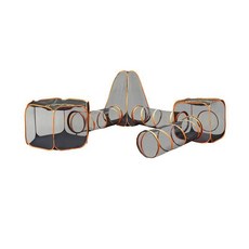 애견놀이터 강아지 놀이터 하우스 텐트 대형 마당 애견까페, 1개, F21 6피스 세트