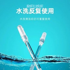 黏式掏耳棒 耳垢清潔棒 升級款（ 可粘可掏 兩頭可用）24根, 升級款（ 可粘可掏 兩頭可用）24根 一,水洗吹乾可重複使用【通用款】, 1個, 24個裝