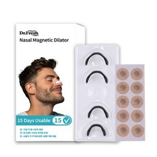 닥터프레쉬 자석 비강확장기 블랙 리필패치30개, 1세트