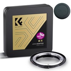 K&F NIK-EOS 변환링 렌즈 어댑터 / 니콘 AI 렌즈 - 캐논 EF 바디 / 뒤캡포함 Nikon AI lens on Canon EF adapter + cap, 1개