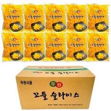 두원 꼬들 슬라이스 단무지, 1kg, 10개