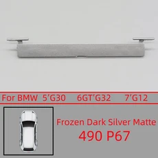 BMW 5 시리즈 2015-2023 G30 6 GT 7 F90 용 자동차 루프 트래블 랙 커버 플레이트 캡 51137443691, 09 Dark Silver Matte