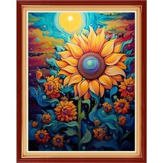 초보자를 위한 레드싱 스탬핑 크로스 키트 자수 다양한 패턴 스타터 DIY 프린트 바늘 포인트 11CT - 피콕 플라워 16x20 인치, Arts patterns03, 1개