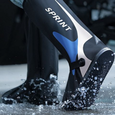 방수 신발 커버 비오는날 휴대용 덧신 신발 커버 장마철 오토바이 라이딩 등산, XL(265-275mm)