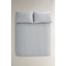 자라 zara 퍼케일 코튼 이불 커버(300수) - 블루 0030/088/400112668, 싱글