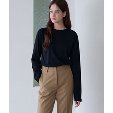 매장정품 DRAW FIT 드로우핏 DRAWFIT WOMEN 수피마 실켓 롱 슬리브 티셔츠 [BLACK] DFWMTS4302BK 957558