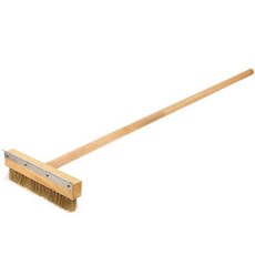 화덕 청소솔 브러쉬 도구 솔 대 틈새 화덕청소 나무 피자 그릴 배수구, 1개