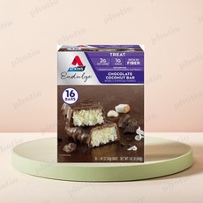 앳킨스 초콜릿 코코넛 바 건강 디저트 40g 16개 1팩 총 640g 강주은 초코바, 1세트