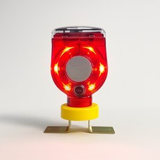 태양광경광등 야생동물 퇴치 태양열 경광등 멧돼지 고라니 퇴치기 쏠라 솔라 경고등, 1개