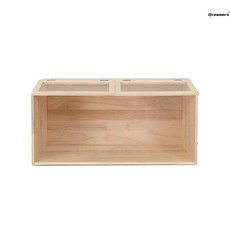 크레스티드게코사육장 소라게 도마뱀집 파충류 온도조절, 1개, 80 x 40x40 양문 단일 박스