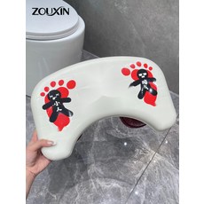 풋레스트 사무실 발받침대 책상 의자 발받침 쿠션, 5. 레드 업그레이드