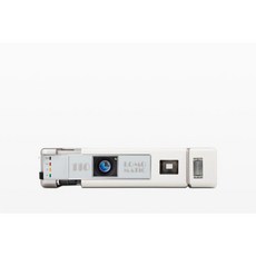 Lomography Lomomatic 110 底片相機 玻璃鏡頭 復古相機, 1個, 白色 Zebra 連閃燈版本