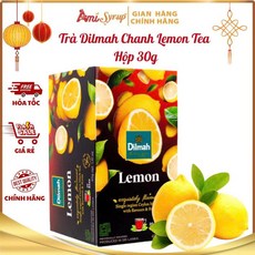 딜마 레몬티 Dilmah Lemon Tea Tra DILMAH Chanh, 3개, 20개입, 1.5g