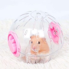 단비가 햄스터 투명 운동 헬스볼 소동물헬스볼, 12.5cm_블루