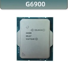 Celeron 듀얼 코어 CPU 4 10NM 인텔 LGA GHz 46W 쿨러 G6900 스레드 1700 3.4 L3 4M 7 프로세서