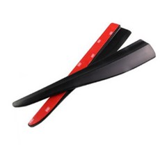 범퍼가드2P 편리한접착 블랙 차량용 15401ea 1(pc), 색상, 1개