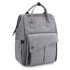 다용도 대형 기저귀 가방 백팩 - 세련된 방수 기저귀 백팩 엄마를 위한 다기능 아기 기저귀 가방 Panalera Para Bebes 포켓 13개 여행 및 선물로 적합 (그