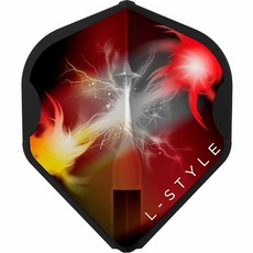 엘스타일 다트 플라이트 L-Flifht EZ 멘서 스루호빅 모델 ver.1 Fusion 스탠다드 블랙